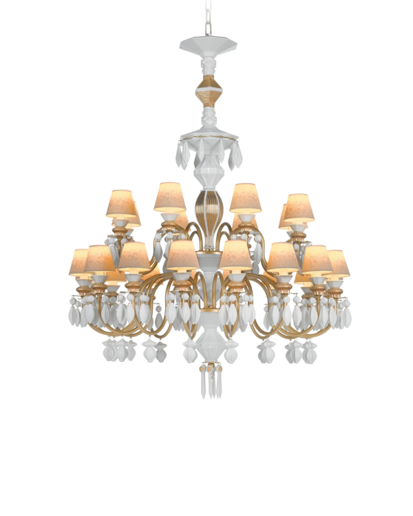 Belle de Nuit 24 Lights Chandelier. Golden Luster (CE/UK/CCC)