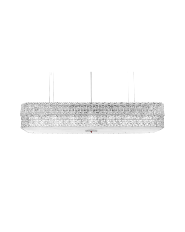 TUILE DE CRISTAL FROZEN CHANDELIER RECTANGULAR