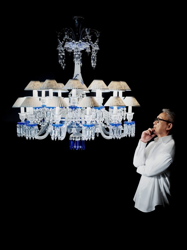 Baccarat x Steve Leung “Printemps Bleu” Zenith Chandelier
