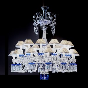 Baccarat x Steve Leung “Printemps Bleu” Zenith Chandelier