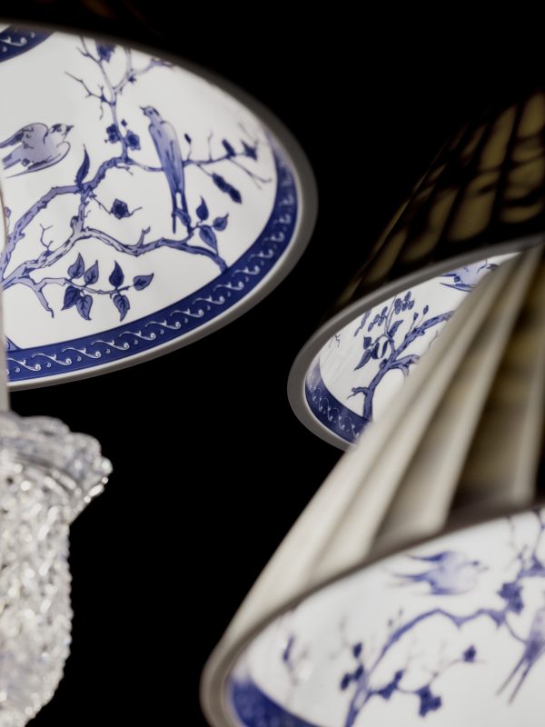 Baccarat x Steve Leung “Printemps Bleu” Zenith Chandelier