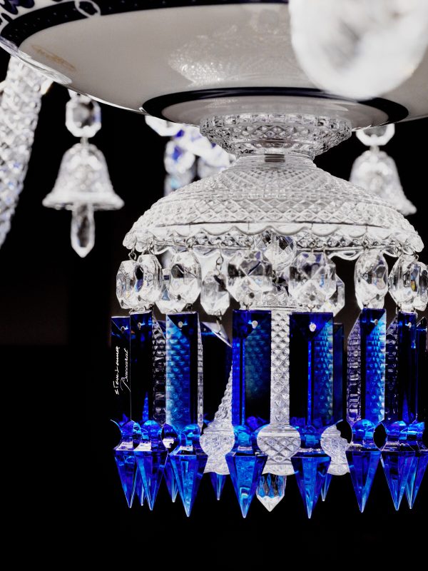 Baccarat x Steve Leung “Printemps Bleu” Zenith Chandelier