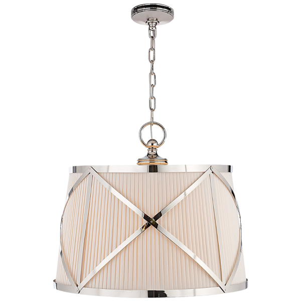 GROSVERNOR LARGE SINGLE PENDANT - NICKEL