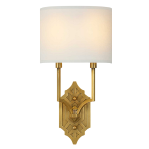 SILHOUETTE FRETWORK WALL LIGHT IN HAND RUBBED